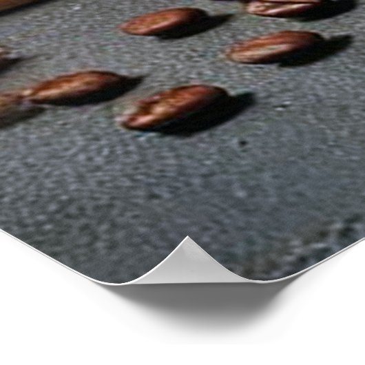 Die gute Stimmung von heute" Der schöne Kunstkaffe Poster (Ecke)