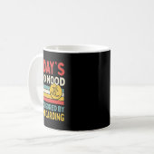 Die gute Stimmung von heute wird durch Snowboarden Kaffeetasse (Vorderseite Links)