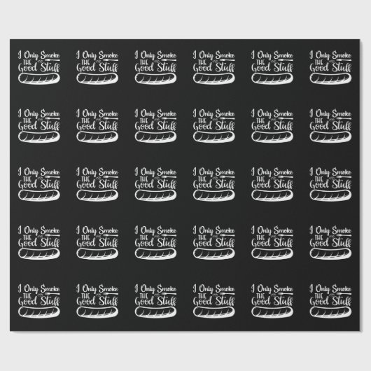 Die gute Wurst-GRILLEN rauchen Geschenkpapier (Flach)