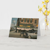 Die guten alten Zeiten Karte (Gelbe Blume)