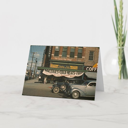 Die guten alten Zeiten Karte (Vorderseite)