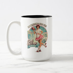 Die guten alten Zeiten Zweifarbige Tasse