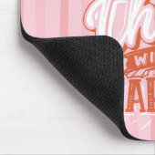 Die guten Dinge werden rot geschrieben. Mousepad (Ecke)