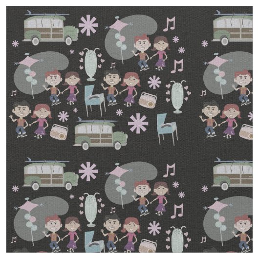 Die guten Zeiten Stoff (Nahaufnahme)