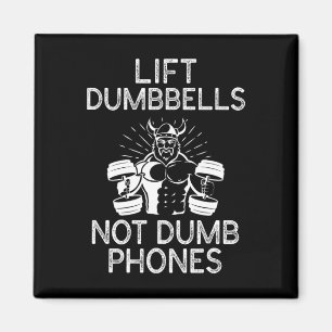 Die Gym-Regeln heben Dumbells auf, nicht dummen Te Magnet