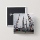 Die H-IIB-Rakete auf dem Ladestreifen Button (Vorne & Hinten)