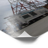 Die H-IIB-Rakete auf dem Ladestreifen Fotodruck (Ecke)