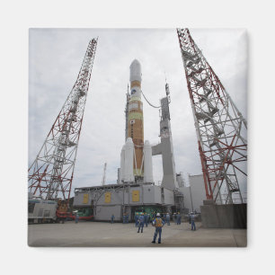 Die H-IIB-Rakete auf dem Ladestreifen Magnet