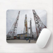 Die H-IIB-Rakete auf dem Ladestreifen Mousepad (Mit Mouse)