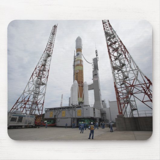 Die H-IIB-Rakete auf dem Ladestreifen Mousepad (Vorne)