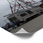 Die H-IIB-Rakete auf dem Ladestreifen Poster (Ecke)