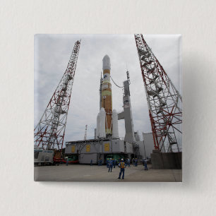 Die H-IIB Rakete auf der Abschussrampe Button