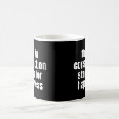 Die H im Baugewerbe steht für glückliches Funny Kaffeetasse (Mittel)