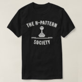 Die H-Pattern-Gesellschaft T-Shirt (Design vorne)