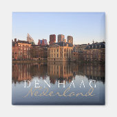 Die Haager Skyline im niederländischen Textmagnete Magnet (Vorne)