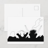 die Haare der Freiheit Postkarte (Vorne/Hinten)