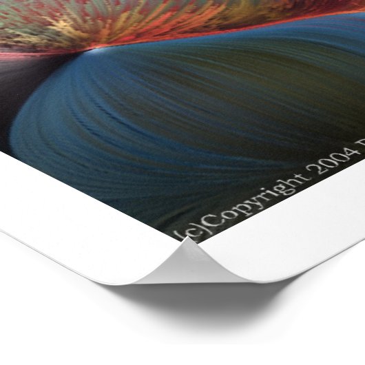 Die Haarfarbe Poster (Ecke)