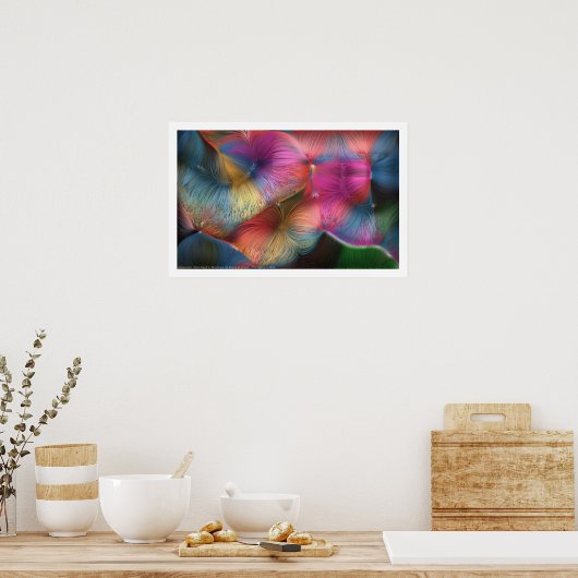 Die Haarfarbe Poster (Küche)