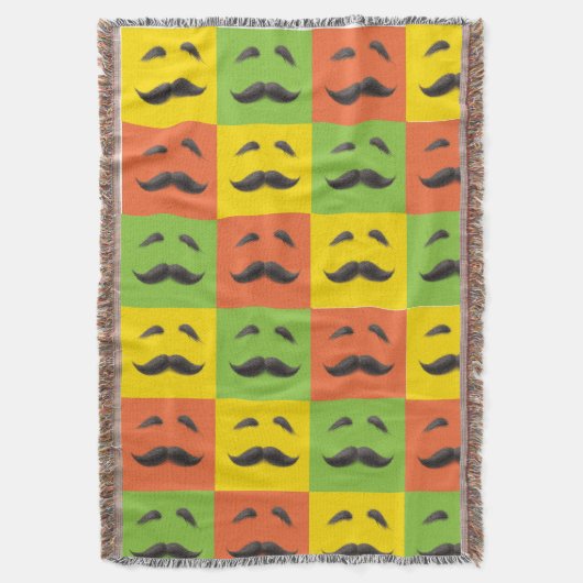 Die haarige Vater-Patchworkthrow-Decke Decke (Vorderseite Vertikal)