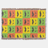 Die haarige Vater-Patchworkthrow-Decke Decke (Vorderseite)