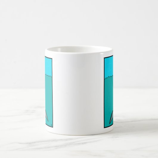 Die Hai-Kaffee-Tasse Kaffeetasse (Mittel)