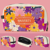 Die haiverty Crowods Modern Floral Waschbeutel