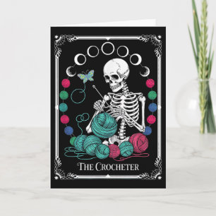 Die Häkel-Tarotkarte Lustiges Garn-Design Karte