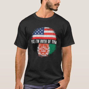 Die halbe amerikanische Hälfte der afghanischen US T-Shirt