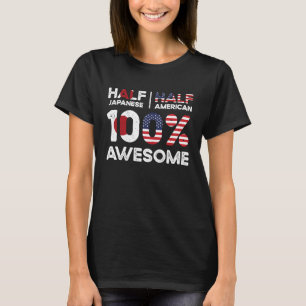 Die halbe japanische japanische US-Staatsbürgersch T-Shirt