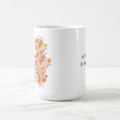 Die halbe Lobby (florale Farben) Kaffeetasse (Mittel)