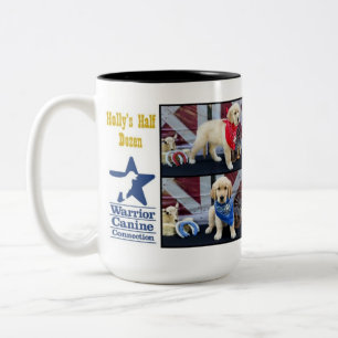 Die halben Dutzende Gruppen-Cowboy-Tasse der Zweifarbige Tasse