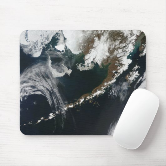 Die Halbinsel Alaskan und die Aleusianischen Insel Mousepad (Mit Mouse)