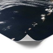 Die Halbinsel Alaskan und die Aleusianischen Insel Poster (Ecke)