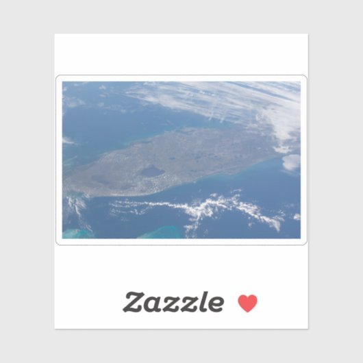 Die Halbinsel Florida. Aufkleber (Blatt)