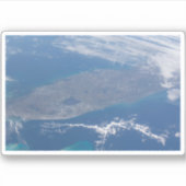 Die Halbinsel Florida. Aufkleber (Vorderseite)