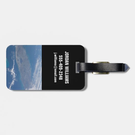 Die Halbinsel Florida. Gepäckanhänger (Rückseite horizontal)