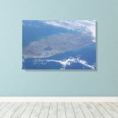 Die Halbinsel Florida. Leinwanddruck (Insitu (Holzboden))