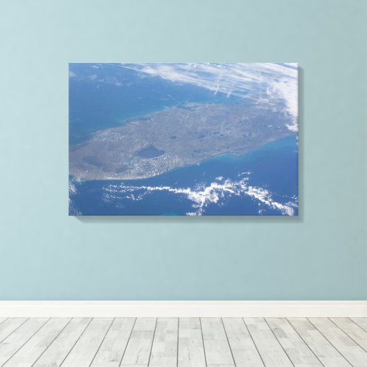 Die Halbinsel Florida. Leinwanddruck (Insitu (Holzboden))