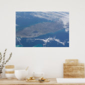 Die Halbinsel Florida. Poster (Küche)