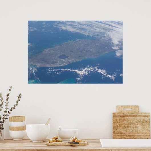 Die Halbinsel Florida. Poster (Küche)