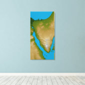 Die Halbinsel Sinai Leinwanddruck (Insitu (Holzboden))