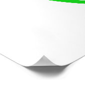 Die Hälfte der grünen Birne. Poster (Ecke)