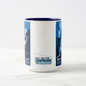 Die Hälfte des Parks ist nach dunkler Tasse (Mittel)