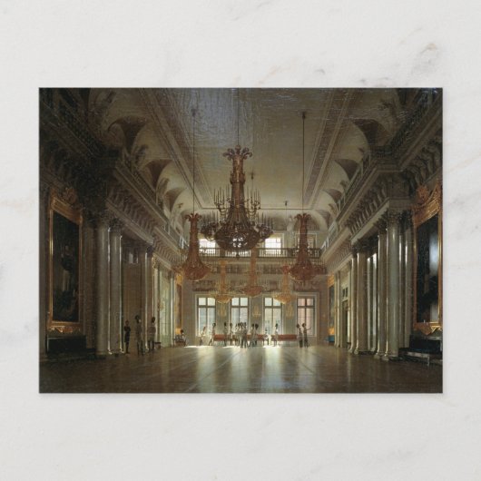 Die Hall des Feldmarschalls im Winter Postkarte (Vorderseite)