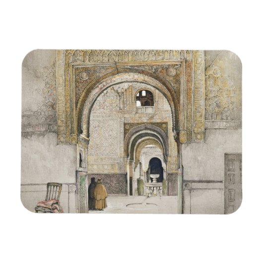 Die Halle der beiden Schwestern (Sala de las dos H Magnet (Horizontal)