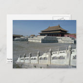 Die Halle der Obersten Harmonie, Verbotene Stadt,  Postkarte (Vorne/Hinten)
