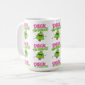 die Halle schmücken Kaffeetasse (Vorderseite Links)