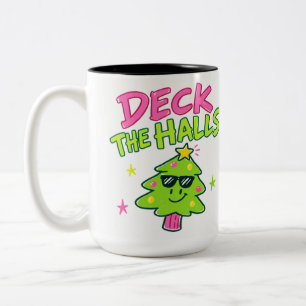 die Halle schmücken Zweifarbige Tasse