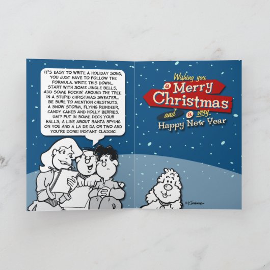 Die Hallen Feiertagskarte (Innenseite)