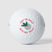 Die Hallen mit Golfplätzen | Weihnachten Golfball (Vorderseite)